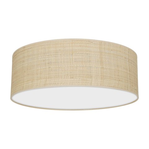 Lampa sufitowa MARSHALL WHITE / RATTAN 3xE27 Ø50cm