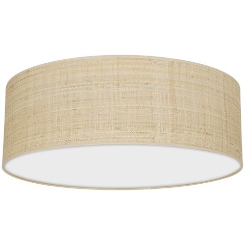 Lampa sufitowa Marshall 3xE27 Ø50cm Biały/Rattan