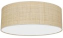 Lampa sufitowa MARSHALL WHITE / RATTAN 3xE27 Ø50cm