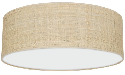 Lampa sufitowa Marshall 3xE27 Ø50cm Biały/Rattan