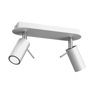 Lampa sufitowa Preston 2x mini GU10 Biały/Chrom