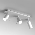 Lampa sufitowa Preston 3x mini GU10 Biały/Chrom
