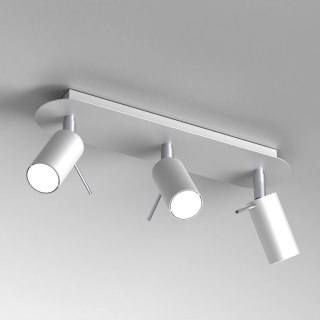 Lampa sufitowa Preston 3x mini GU10 Biały/Chrom