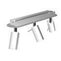 Lampa sufitowa Preston 3x mini GU10 Biały/Chrom