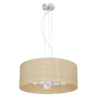 Lampa wisząca Marshall Biały/Rattan 3xE27