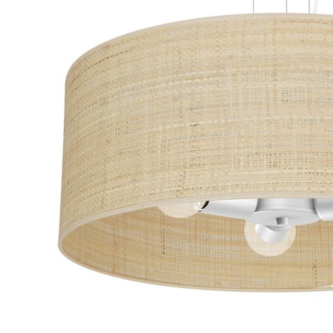 Lampa wisząca Marshall Biały/Rattan 3xE27
