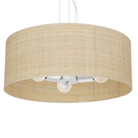 Lampa wisząca Marshall Biały/Rattan 3xE27