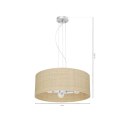 Lampa wisząca MARSHALL WHITE / RATTAN 3xE27