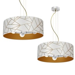 Lampa wisząca ZIGGY WHITE White/Gold 3xE27