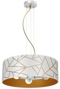 Lampa wisząca ZIGGY WHITE White/Gold 3xE27