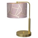 Lampka nocna ZIGGY PINK Gold/Pink 1xE27