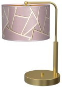 Lampka nocna ZIGGY PINK Gold/Pink 1xE27