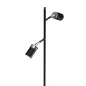 Lampa podłogowa JOKER BLACK/CHROME 2xGU10