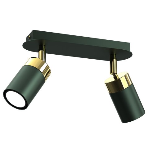 Lampa sufitowa JOKER GREEN/GOLD 2xGU10