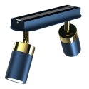 Lampa sufitowa JOKER NAVY BLUE/GOLD 2xGU10