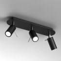 Lampa sufitowa PRESTON BLACK/CHROME 3x mini GU10