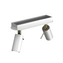 Lampa sufitowa PRESTON GOLD/WHITE 2x mini GU10