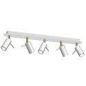 Lampa sufitowa PRESTON GOLD/WHITE 5x mini GU10