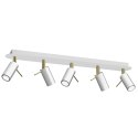 Lampa sufitowa PRESTON GOLD/WHITE 5x mini GU10