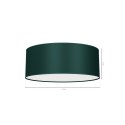 Lampa sufitowa VERDE GREEN 2xE27 Ø40cm