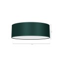 Lampa sufitowa VERDE GREEN 3xE27 Ø50cm