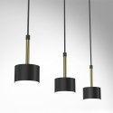 Lampa wisząca ARENA BLACK/GOLD 3xGX53