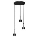 Lampa wisząca ARENA BLACK/SILVER 3xGX53