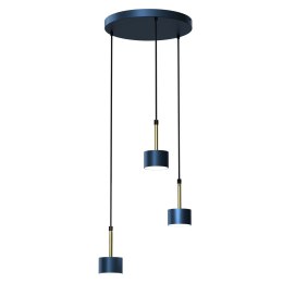 Lampa wisząca ARENA BLUE/GOLD 3xGX53