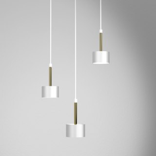 Lampa wisząca Arena 3xGX53 Biały/Złoty