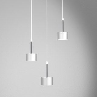 Lampa wisząca Arena Biały/Srebrny 3xGX53