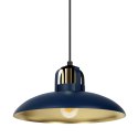 Lampa wisząca FELIX NAVY BLUE/GOLD 1xE27