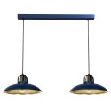 Lampa wisząca FELIX NAVY BLUE/GOLD 2xE27