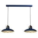 Lampa wisząca FELIX NAVY BLUE/GOLD 2xE27