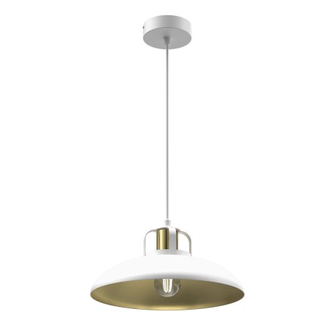 Lampa wisząca FELIX WHITE/GOLD 1xE27