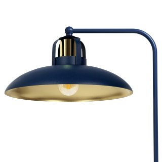 Lampka biurkowa Felix Granatowy / Złoty 1xE27