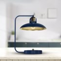 Lampka biurkowa FELIX NAVY BLUE/GOLD 1xE27