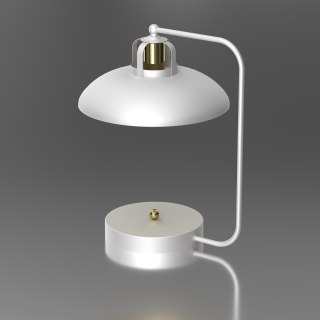 Lampka biurkowa Felix Biały/Złoty 1xE27