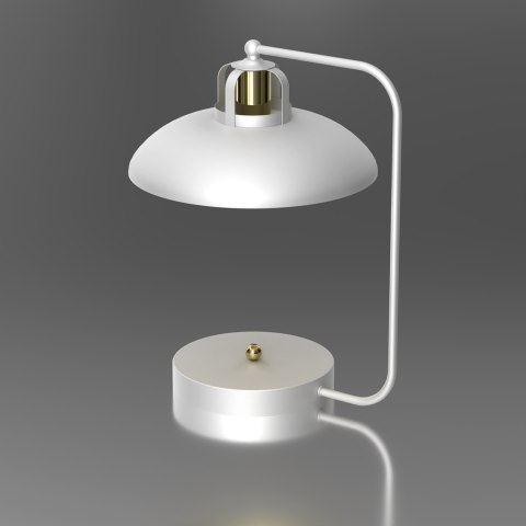 Lampka biurkowa FELIX WHITE/GOLD 1xE27 Lampka biurkowa FELIX WHITE/GOLD 1xE27