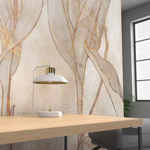 Lampka biurkowa FELIX WHITE/GOLD 1xE27 Lampka biurkowa FELIX WHITE/GOLD 1xE27
