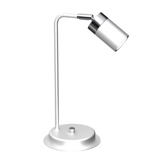 Lampka nocna Joker Biały/Chrom 1xGU10