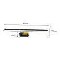 Kinkiet SHINE BLACK/GOLD 60cm 13,8W LED