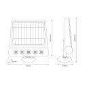 Lampa Solarna Talent 8W 4000K IP65