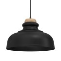 Lampa wisząca ASMUND BLACK 1xE27 40cm