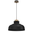 Lampa wisząca ASMUND BLACK 1xE27 40cm