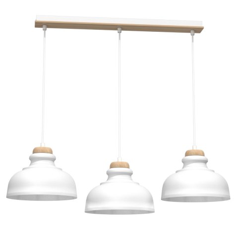 Lampa wisząca ASMUND WHITE 3xE27