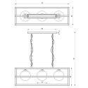 Lampa wisząca DIEGO 3xE14