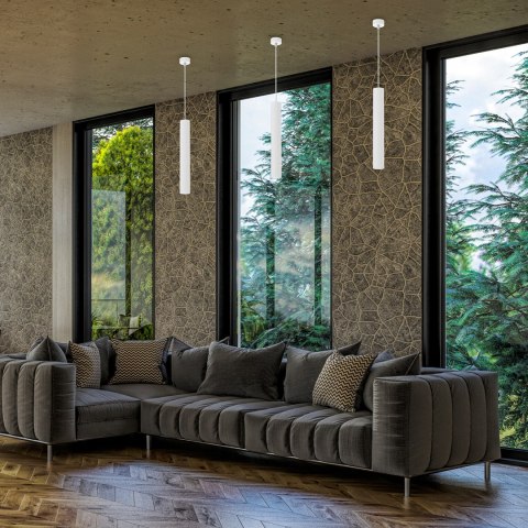 Lampa wisząca Hudson Biały 1xGU10