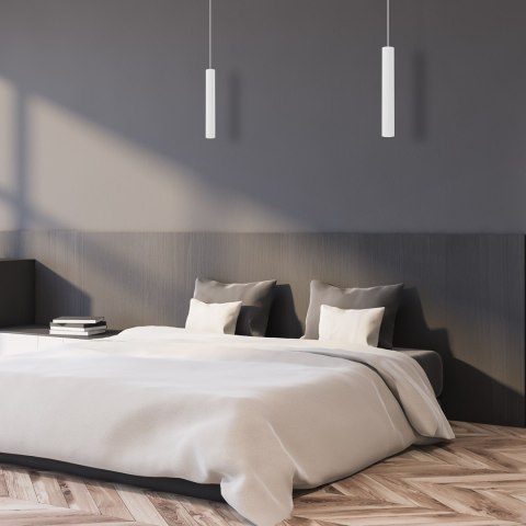 Lampa wisząca Hudson Biały 1xGU10