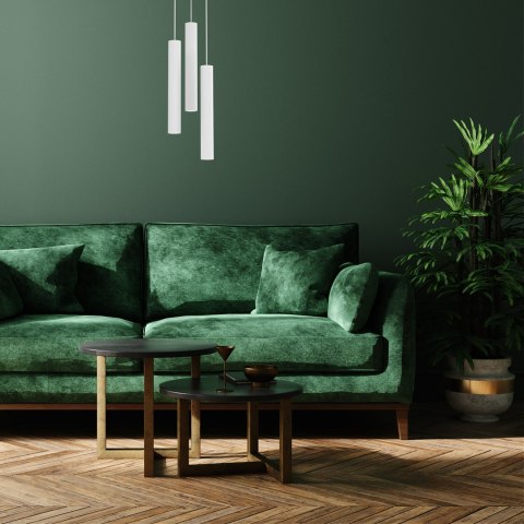 Lampa wisząca Hudson Biały 3xGU10