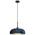 Lampa wisząca LINCOLN BLUE/GOLD 1xE27 35cm